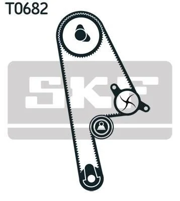 <strong>Комплект ГРМ (ремінь + ролик) SKF VKMA93616 (фото 1)</strong>