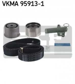 Комплект (ремінь+ролики) для Mitsubishi, Hyundai, KIA SKF VKMA 95913-1 фото товару