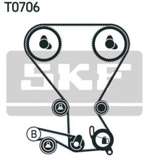 Комплект ременя ГРМ для Hyundai, KIA SKF VKMA 95958 фото товару