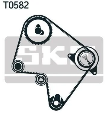 <strong>Комплект ГРМ (ремінь + ролик) SKF VKMA96010 (фото 1)</strong>