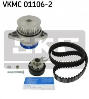 Комплект (ремінь+ролик+помпа) для Volkswagen, Skoda, Seat SKF VKMC 01106-2 фото товару