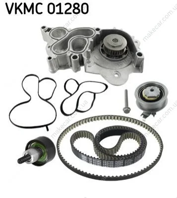 <strong>Водяний насос + комплект зубчастого ременя SKF VKMC 01280 (фото 1)</strong>