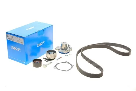 Водяний насос + комплект зубчастого ременя для Fiat, Alfa Romeo, Lancia, Opel, Chevrolet SKF VKMC 05193 фото товару