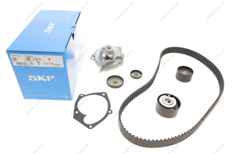 <strong>Комплект (ремінь+ролик+помпа) SKF VKMC06106 (фото 1)</strong>