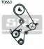 Комплект ГРМ, пас+ролик+помпа для Toyota SKF VKMC 91003 фото товару