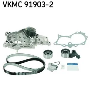 Комплект ГРМ, пас+ролик+помпа для Toyota SKF VKMC919032 фото товару