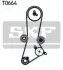 Комплект ГРМ, пас+ролик+помпа для Hyundai, KIA SKF VKMC 95660-2 фото товару