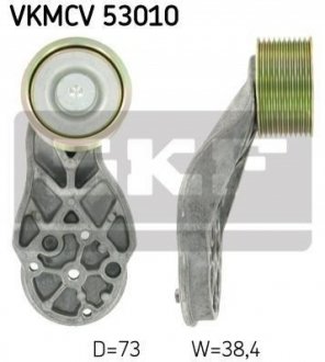 Ролик с натяжителем APV2384 D=73, W=38,4 SKF VKMCV 53010 фото товара