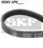 <strong>Ремень поликлиновый 4PK698 CITROEN,FIAT,LANCIA,PEUGEOT SKF VKMV 4PK698 (фото 1)</strong>