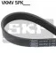 Ремень поликлиновый 5PK1355 для Vauxhall, Opel, Suzuki SKF VKMV 5PK1355 фото товару