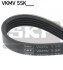 Ремень поликлиновый 5SK595 (Elastic) SKF VKMV 5SK595 (фото 1)