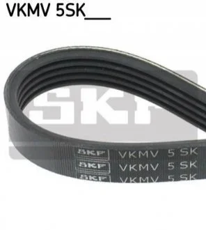Ремень поликлиновый 5SK595 (Elastic) для Alfa Romeo, Fiat SKF VKMV 5SK595 фото товару
