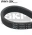Ремінь генератора для Volkswagen, Seat SKF VKMV 6DK1215 фото товару