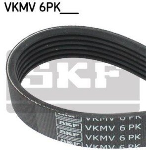 Ремінь поліклиновий SKF VKMV 6PK1035 фото товару