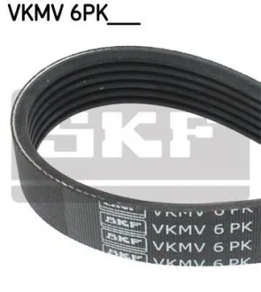 Ремінь поліклиновий 6PK1621 для SKF VKMV 6PK1621 фото товару