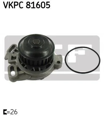 <strong>Водяний насос SKF VKPC 81605 (фото 1)</strong>
