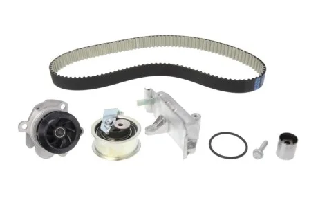 Водяний насос + комплект зубчастого ременя для Volkswagen, Seat, Audi, Ford, Skoda SNR NTN KDP457.540 фото товару