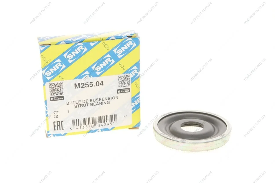 <strong>Підшипник опорний амортизатору Renault Kangoo 97-0 SNR NTN M255.04 (фото 1)</strong>