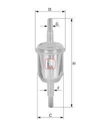 Фільтр паливний SOFIMA S 1012 B