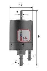 Фільтр паливний SOFIMA S 1919 B фото товару