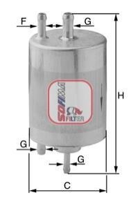 Фільтр паливний SOFIMA S 1958 B фото товара