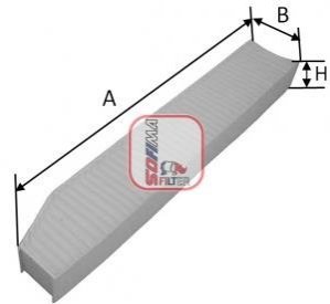 Фільтр салона SOFIMA S 3257 C фото товара