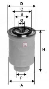 Фільтр паливний SOFIMA S 4413 NR (фото 1)