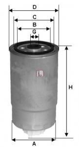 Фільтр паливний SOFIMA S 8501 NR (фото 1)