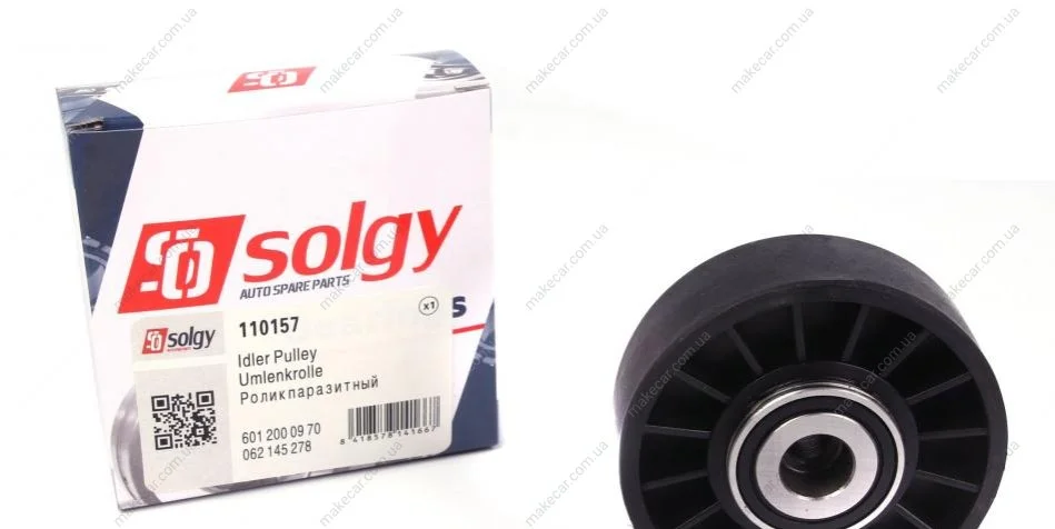 <strong>Ролик натяжний ременя генератора SOLGY 110157 (фото 1)</strong>