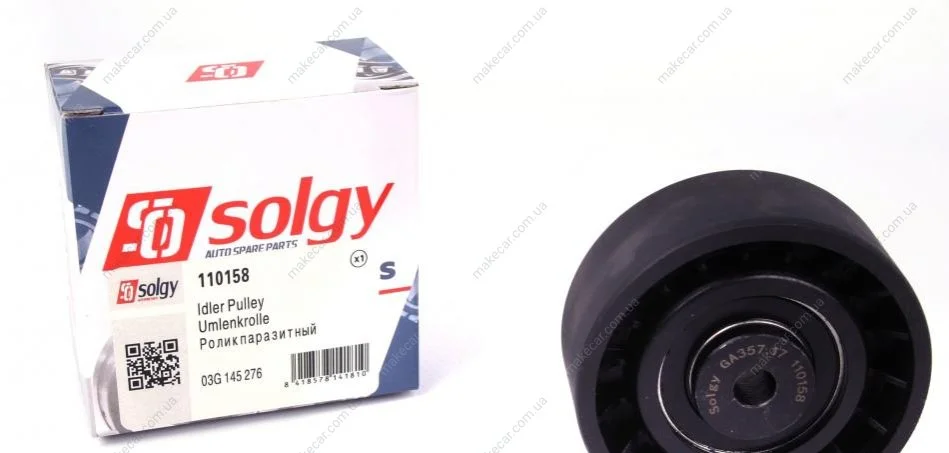 <strong>Ролик натяжний ременя генератора SOLGY 110158 (фото 1)</strong>