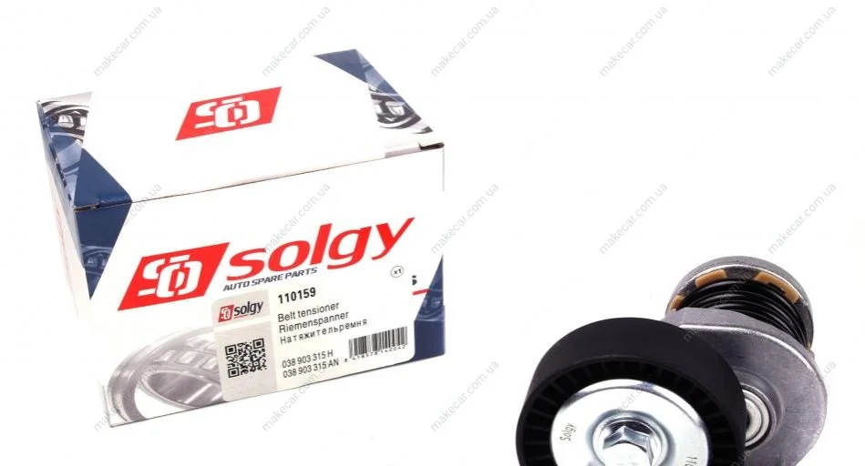 <strong>Ролик натяжний ременя генератора SOLGY 110159 (фото 1)</strong>