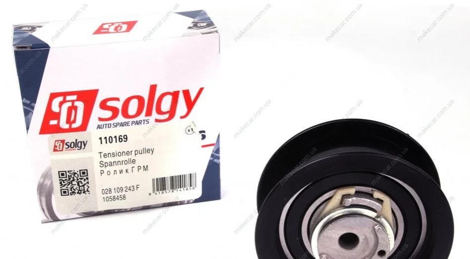 <strong>Ролик натяжний ременя ГРМ SOLGY 110169 (фото 1)</strong>