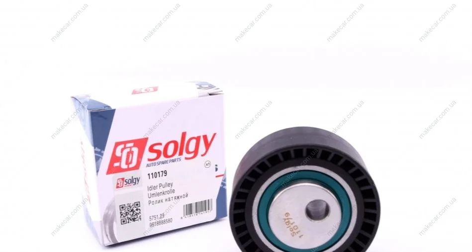 <strong>Ролик натяжний ременя генератора SOLGY 110179 (фото 1)</strong>