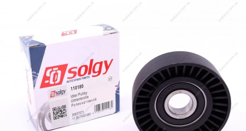 <strong>Ролик натяжний ременя генератора SOLGY 110180 (фото 1)</strong>