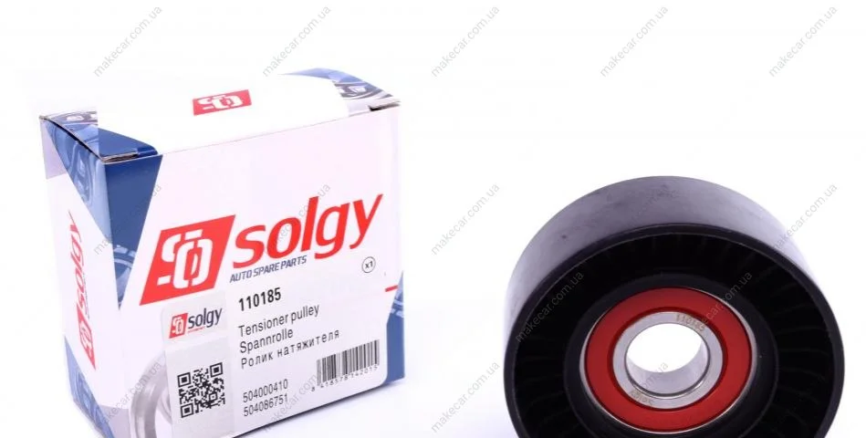 <strong>Ролик натяжний ременя генератора SOLGY 110185 (фото 1)</strong>