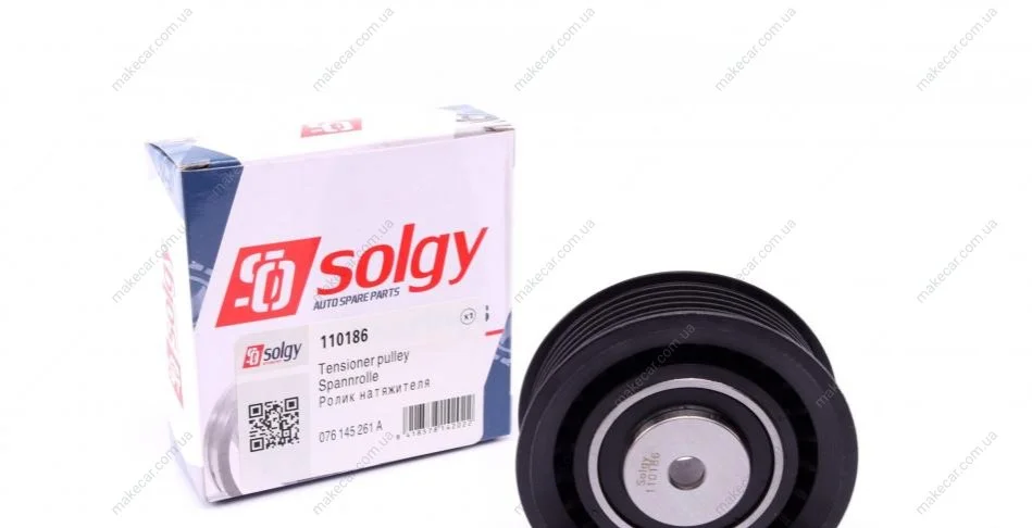 <strong>Ролик натяжний ременя генератора SOLGY 110186 (фото 1)</strong>