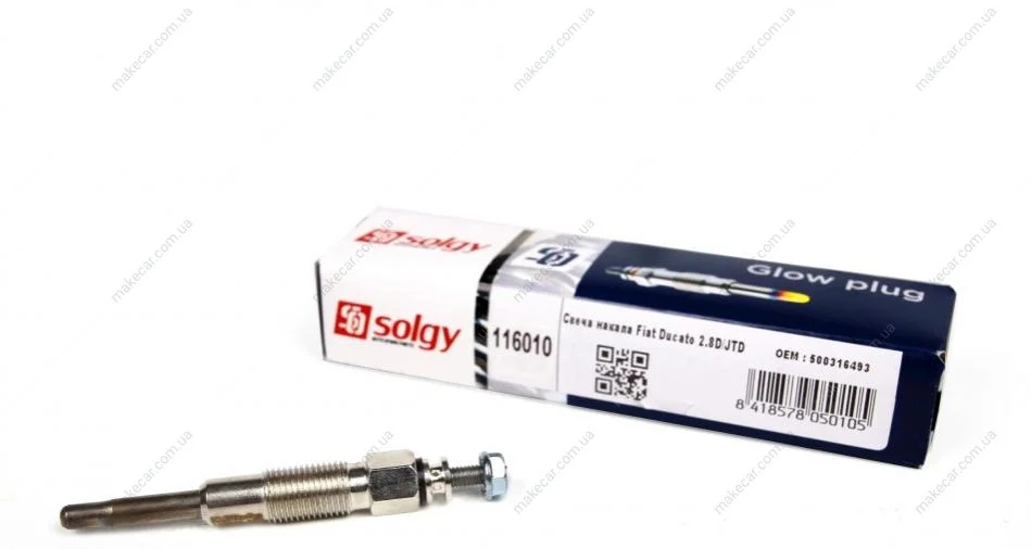 <strong>Свічка розжарювання SOLGY 116010 (фото 1)</strong>