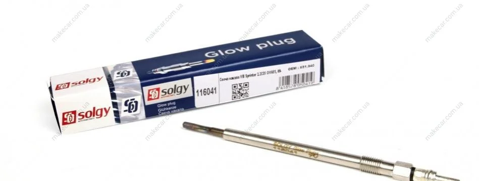 <strong>Свічка розжарювання SOLGY 116041 (фото 1)</strong>