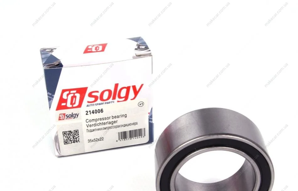 <strong>Підшипник компресора кондиціонера SOLGY 214006 (фото 1)</strong>