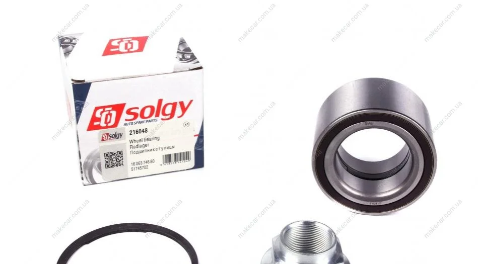 <strong>Підшипник маточини (ремкомплект) SOLGY 216048 (фото 1)</strong>
