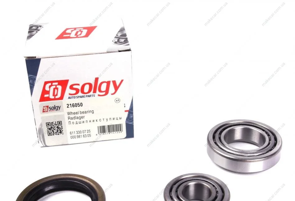 <strong>Підшипник маточини (ремкомплект) SOLGY 216050 (фото 1)</strong>