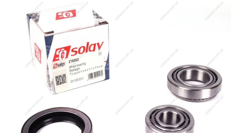 <strong>Підшипник маточини (ремкомплект) SOLGY 216052 (фото 1)</strong>