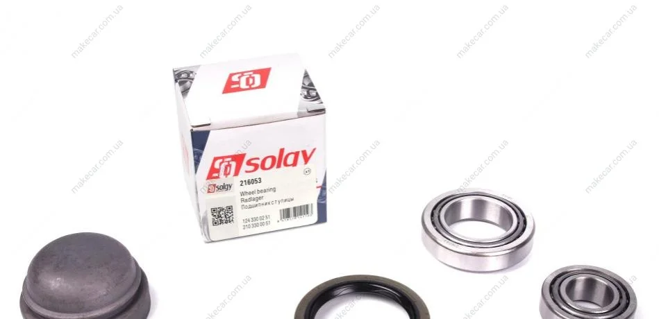 <strong>Підшипник маточини (ремкомплект) SOLGY 216053 (фото 1)</strong>