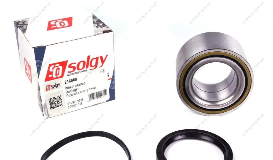 <strong>Підшипник маточини (ремкомплект) SOLGY 216068 (фото 1)</strong>