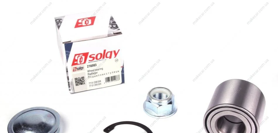 <strong>Підшипник маточини (ремкомплект) SOLGY 216083 (фото 1)</strong>