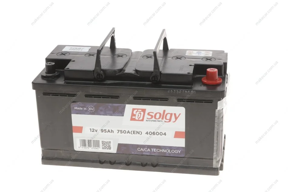 <strong>Стартерна батарея (акумулятор) SOLGY 406004 (фото 1)</strong>