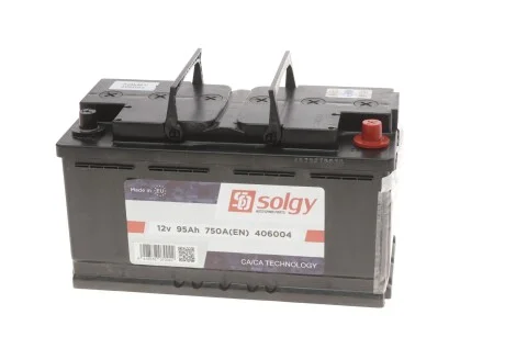 Стартерна батарея (акумулятор) для SOLGY 406004 фото товару