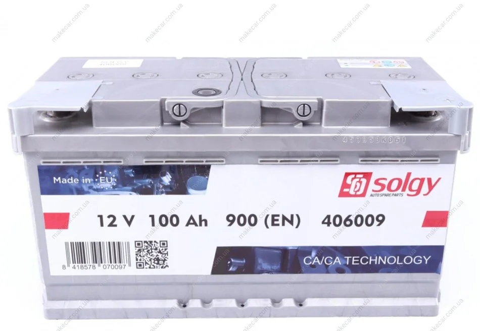 <strong>Стартерна батарея (акумулятор) SOLGY 406009 (фото 1)</strong>