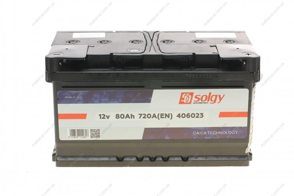 <strong>Стартерна батарея (акумулятор) SOLGY 406023 (фото 1)</strong>
