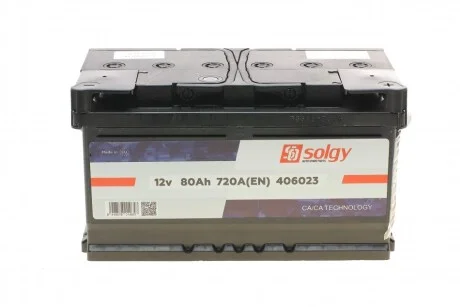 Стартерна батарея (акумулятор) для SOLGY 406023 фото товару